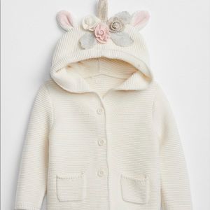 Unicorn Gap baby sweater